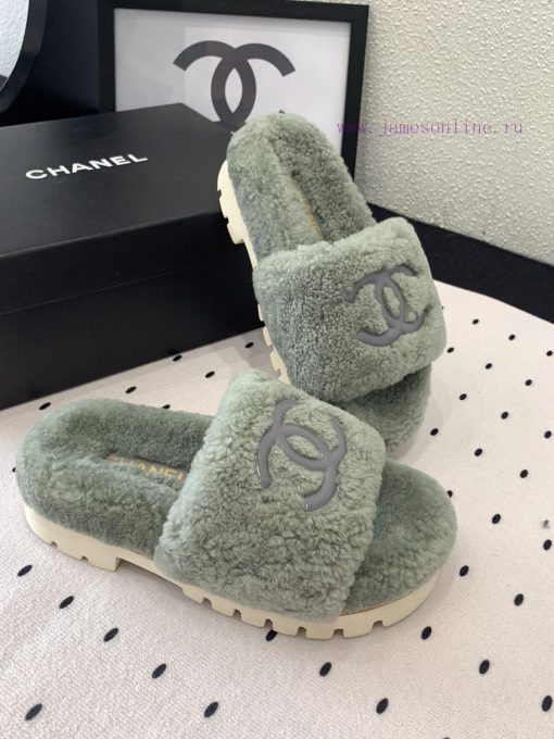 Chanel's new thick soled hairy shoes are fashionable and stylish, with a delicate and soft tmyi7x7hq - Image 8