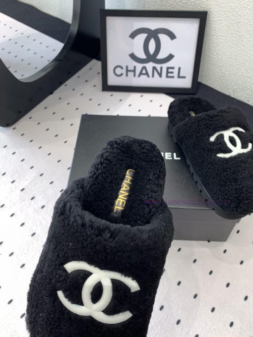 Chanel's new thick soled hairy shoes are fashionable and stylish, with a delicate and soft tr4etsj3c - Image 5