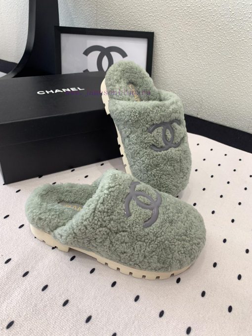 Chanel's new thick soled hairy shoes are fashionable and stylish, with a delicate and soft t1n5rh6bc - Image 3