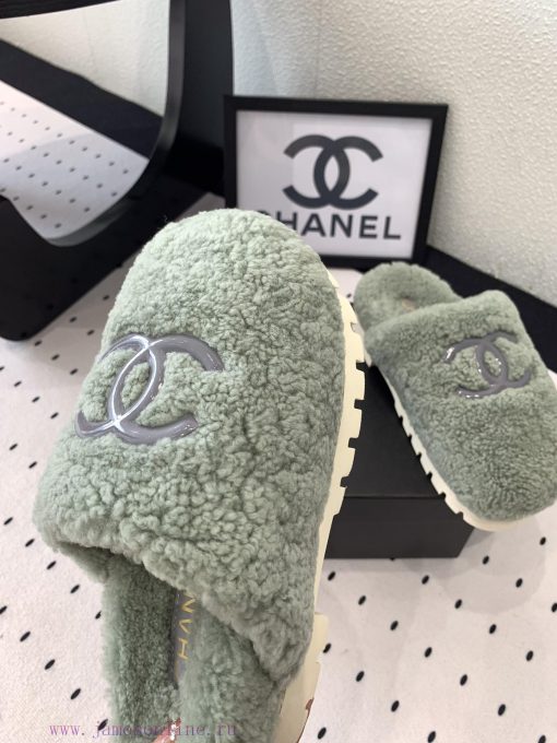 Chanel's new thick soled hairy shoes are fashionable and stylish, with a delicate and soft t1n5rh6bc - Image 8