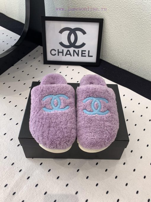 Chanel's new thick soled hairy shoes are fashionable and stylish, with a delicate and soft thk9nzx1m - Image 2