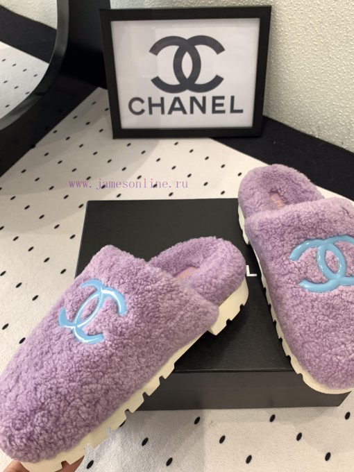 Chanel's new thick soled hairy shoes are fashionable and stylish, with a delicate and soft thk9nzx1m - Image 4