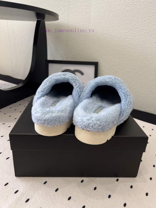 P Chanel's new thick soled fur shoes are fashionable and stylish on the feet, with a delicata6e9i6b0 - Image 7