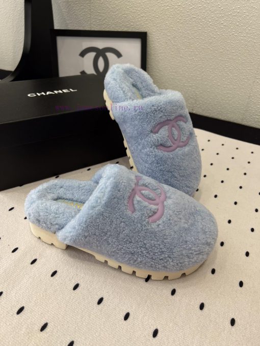 P Chanel's new thick soled fur shoes are fashionable and stylish on the feet, with a delicata6e9i6b0 - Image 8