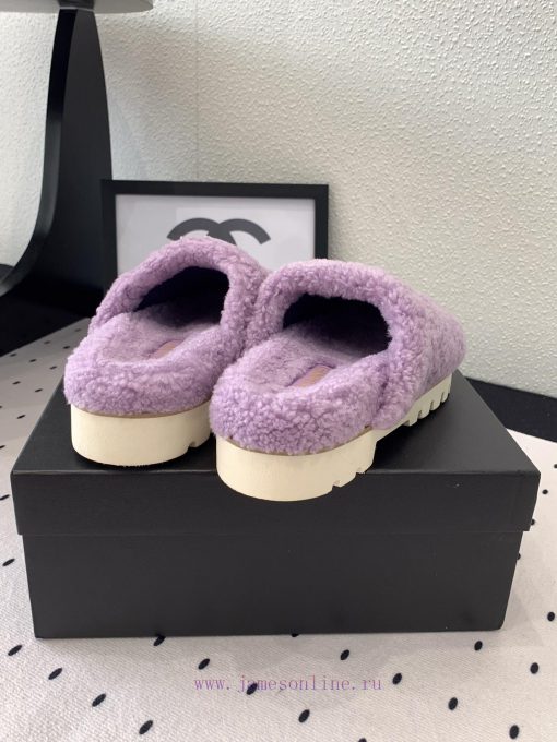 Chanel's new thick soled hairy shoes are fashionable and stylish, with a delicate and soft thk9nzx1m - Image 7
