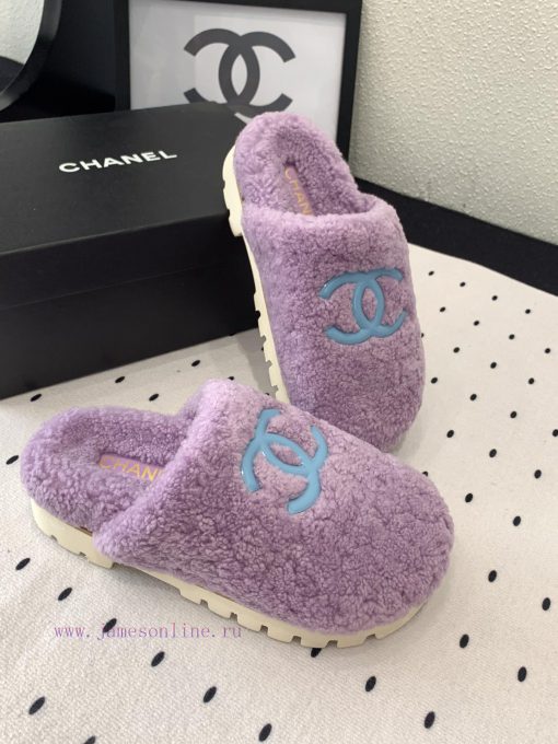 Chanel's new thick soled hairy shoes are fashionable and stylish, with a delicate and soft thk9nzx1m - Image 8