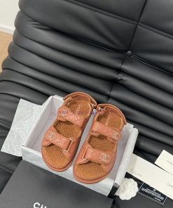 Chanel 24 new wool Velcro sandal series with foam outsoleAutumn and Winter Wool SeriesAll wosgv7xgf2