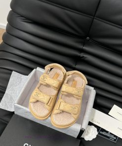 Chanel 24 new wool Velcro sandal series with foam outsoleAutumn and Winter Wool SeriesAll worw8fwnkx