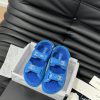 Chanel 24 new wool Velcro sandal series with foam outsoleAutumn and Winter Wool SeriesAll wokrkti8i1
