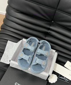 Chanel 24 new wool Velcro sandal series with foam outsoleAutumn and Winter Wool SeriesAll wo8w2i5rl0