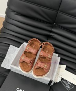 Chanel 24 new wool Velcro sandal series with foam outsoleAutumn and Winter Wool SeriesAll woykz80i4r