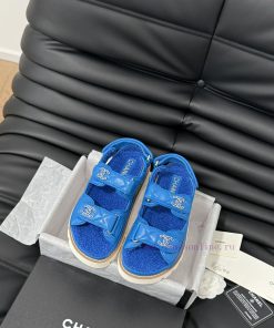 Chanel 24 new wool Velcro sandal series with foam outsoleAutumn and Winter Wool SeriesAll wo7yq05ibt