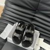 Chanel 24 new wool Velcro sandal series with foam outsoleAutumn and Winter Wool SeriesAll woqimockld