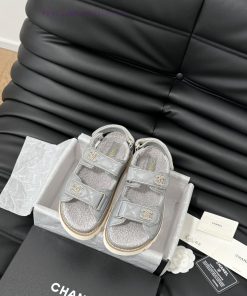 Chanel 24 new wool Velcro sandal series with foam outsoleAutumn and Winter Wool SeriesAll wo5c7ljeys