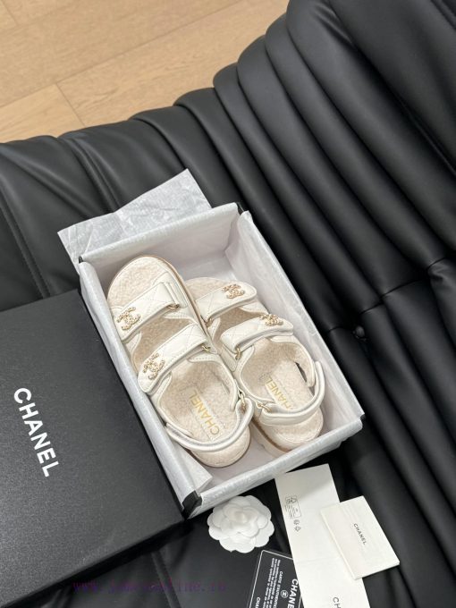 Chanel 24 new wool Velcro sandal series with foam outsoleAutumn and Winter Wool SeriesAll wokpfiw7zr - Image 10