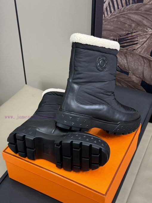 Herme…s fw24 new arrival～H Home 24 Autumn/Winter Snow Boots New ProductThe foam material solzda7p0iy - Image 7