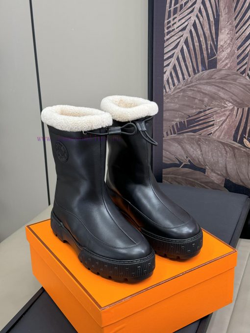 Herme…s fw24 new arrival～H Home 24 Autumn/Winter Snow Boots New ProductThe foam material soljtcl0v9f - Image 3