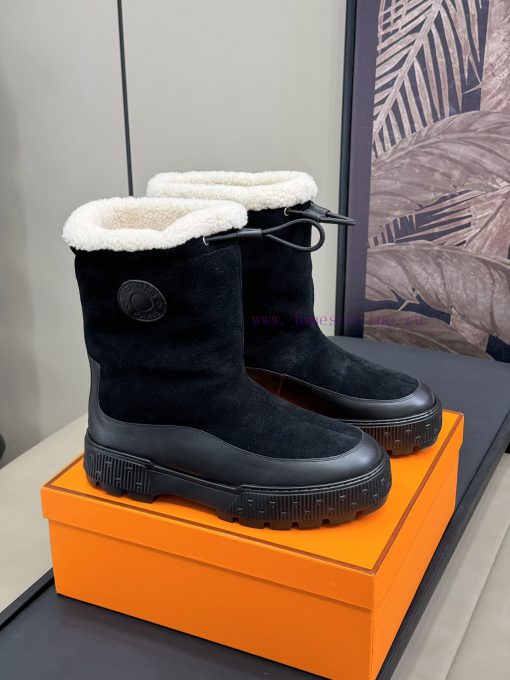 Herme…s fw24 new arrival～H Home 24 Autumn/Winter Snow Boots New ProductThe foam material solqgmfy2us