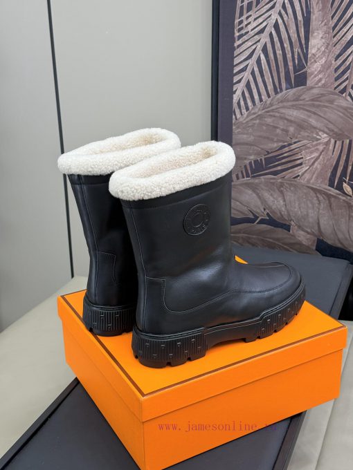 Herme…s fw24 new arrival～H Home 24 Autumn/Winter Snow Boots New ProductThe foam material soljtcl0v9f - Image 4