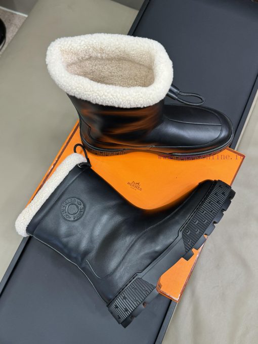Herme…s fw24 new arrival～H Home 24 Autumn/Winter Snow Boots New ProductThe foam material soljtcl0v9f - Image 5