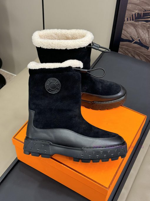 Herme…s fw24 new arrival～H Home 24 Autumn/Winter Snow Boots New ProductThe foam material solqgmfy2us - Image 5