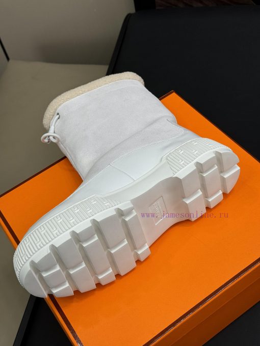 Herme…s fw24 new arrival～H Home 24 Autumn/Winter Snow Boots New ProductThe foam material sol6hu6n03l - Image 7