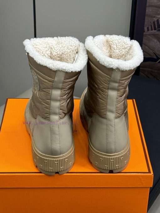 herme…s fw24 new arrival～H Home Classic Cotton Boots 24 Autumn/Winter New ColorsThe foam mat5e0t3jr2 - Image 6