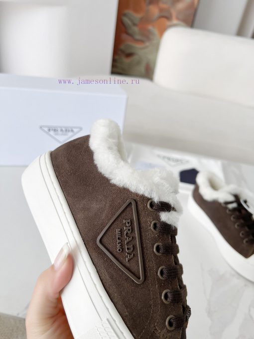 The most PRADA Prada 24 autumn/winter new item on the market △ Triangle logo wool single shoxc13ktj3 - Image 7