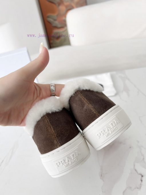 The most PRADA Prada 24 autumn/winter new item on the market △ Triangle logo wool single shoxc13ktj3 - Image 9