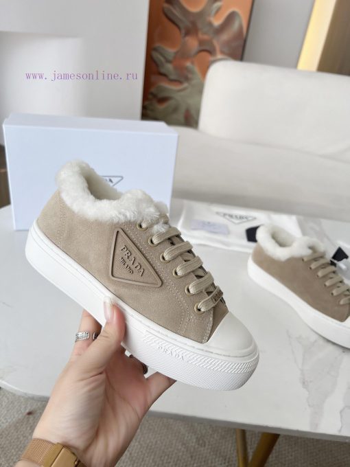The most PRADA Prada 24 autumn/winter new item on the market △ Triangle logo wool single shokay0bcpj - Image 4