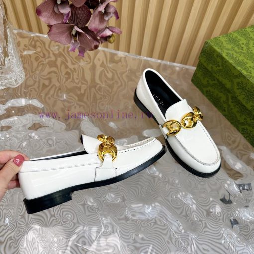 2024 early autumn new single shoe GUCCI boat anchor buckle loafers ️ Top level welcome compa1oa8nmsh - Image 7
