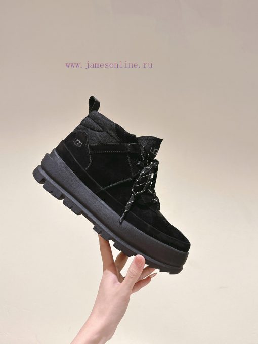UGG | ²⁰²4 𝐬𝐬  🤍🤎 New autumn and winter dopamine snow boots, waterproof hiking boots, milk 2pn9c6yl - Image 9