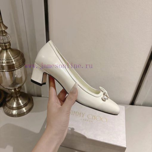 Jimmy Chou, 24ss ELME Napa Sheepskin Exquisite Small Square Heel Dance Shoes Come, Endure Ti5uv46q1d - Image 6