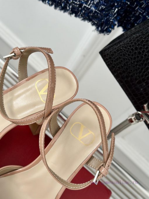 Valentin | Valentino Classic V-Buckle Hatred Sky High Waterproof Platform High Heel Sandals 9n6zyoyz - Image 9