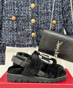Roger Vivier/RV24s Autumn/Winter New ProductsThick bottom square buckle diamond buckle seriexkbzvtce