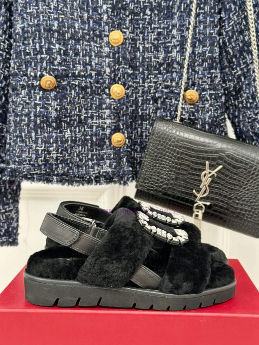 Roger Vivier/RV24s Autumn/Winter New ProductsThick bottom square buckle diamond buckle seriexkbzvtce - Image 2