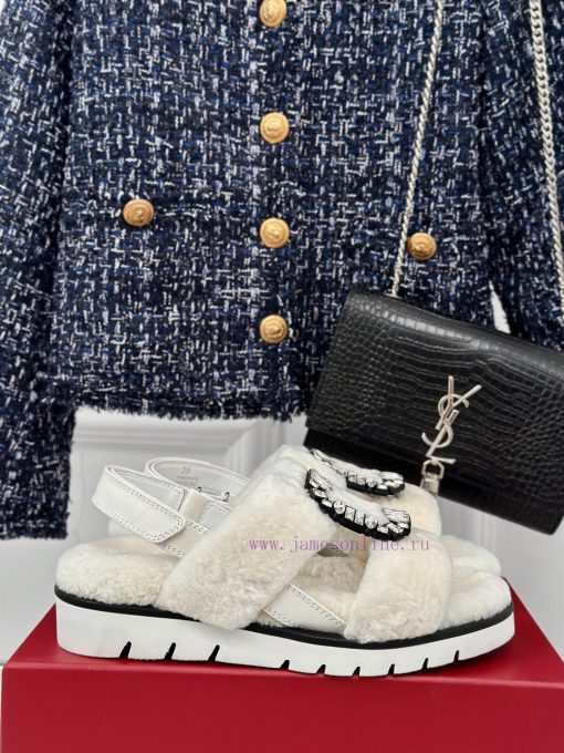 Roger Vivier/RV24s Autumn/Winter New ProductsThick bottom square buckle diamond buckle serieoaae9qeo - Image 2