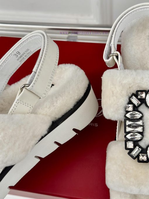 Roger Vivier/RV24s Autumn/Winter New ProductsThick bottom square buckle diamond buckle serieoaae9qeo - Image 7