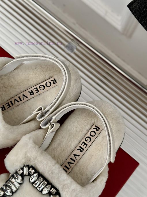 Roger Vivier/RV24s Autumn/Winter New ProductsThick bottom square buckle diamond buckle serieoaae9qeo - Image 9