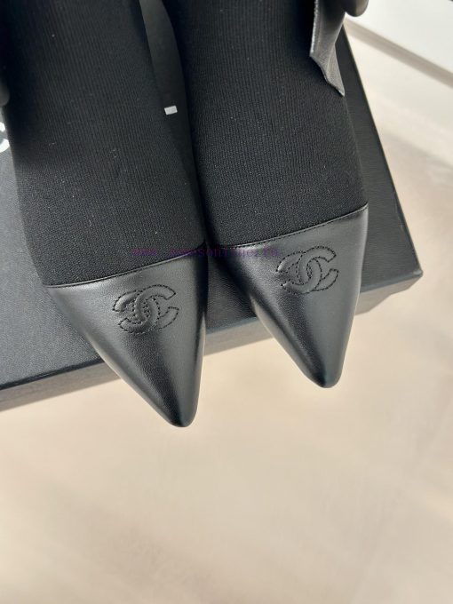 Chanel | Chanel 24B Autumn/Winter New High Heels Bow Socks BootsThis season's Rocket Goddessuvb6jc57 - Image 8