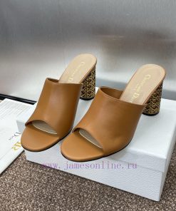 Dior 2024 Autumn/Winter New Icon Series Cylindrical Heel Women's Shoes CD Star Same Style Fiwr9ajgj0