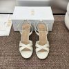 Dior 2024 Autumn/Winter New Icon Series Cylindrical Heel Strap Women's Shoes CD Star Same Hibgfhvyqr