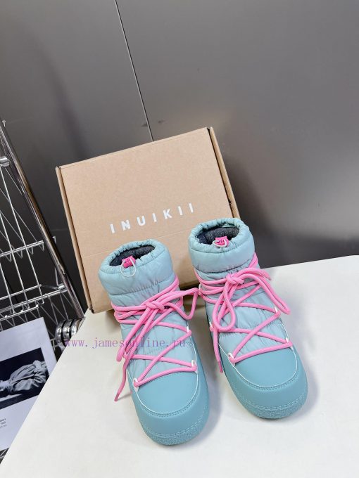 INIIKII fashion brand autumn and winter show down boots ski shoes. This ski shoe is very popqmx6pl25 - Image 2