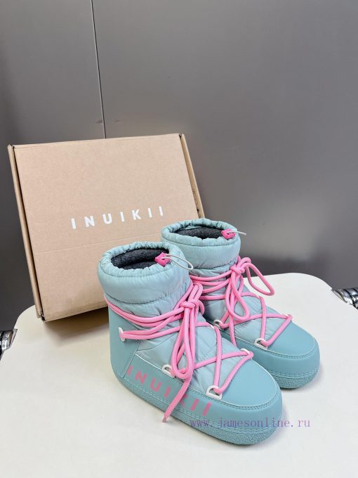 INIIKII fashion brand autumn and winter show down boots ski shoes. This ski shoe is very popqmx6pl25 - Image 3