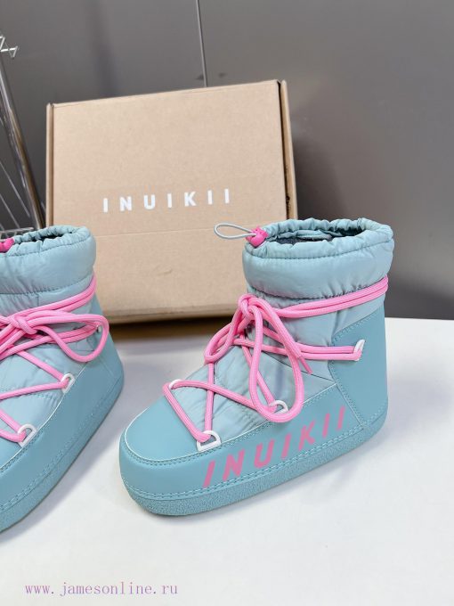 INIIKII fashion brand autumn and winter show down boots ski shoes. This ski shoe is very popqmx6pl25 - Image 5