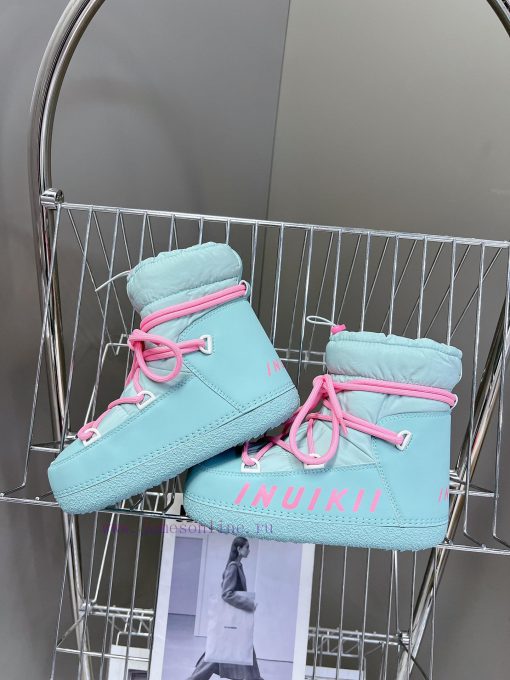 INIIKII fashion brand autumn and winter show down boots ski shoes. This ski shoe is very popqmx6pl25 - Image 7