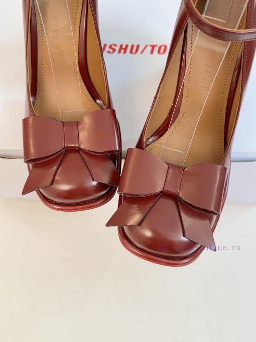 Niche SHUSHU/TONG 24/Thick Bottom Mary JaneZhao Lusi and Yu Shuxin have the same style in eatogba45c - Image 7