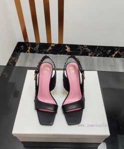 Out, Balmain 2025 Spring/Summer Fashion Metal Buckle High Heel SandalsBrand Balmain 𝘽𝙖𝙡𝙢𝙖𝙞𝙣 xr9fr4gk