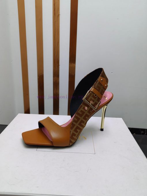 Out, Balmain 2025 Spring/Summer Fashion Metal Buckle High Heel SandalsBrand Balmain 𝘽𝙖𝙡𝙢𝙖𝙞𝙣 2hn8u20u - Image 10