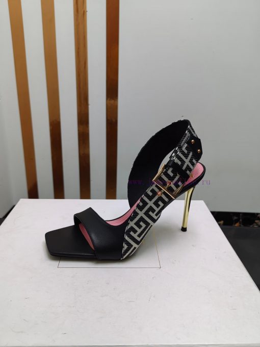 Out, Balmain 2025 Spring/Summer Fashion Metal Buckle High Heel SandalsBrand Balmain 𝘽𝙖𝙡𝙢𝙖𝙞𝙣 xr9fr4gk - Image 10